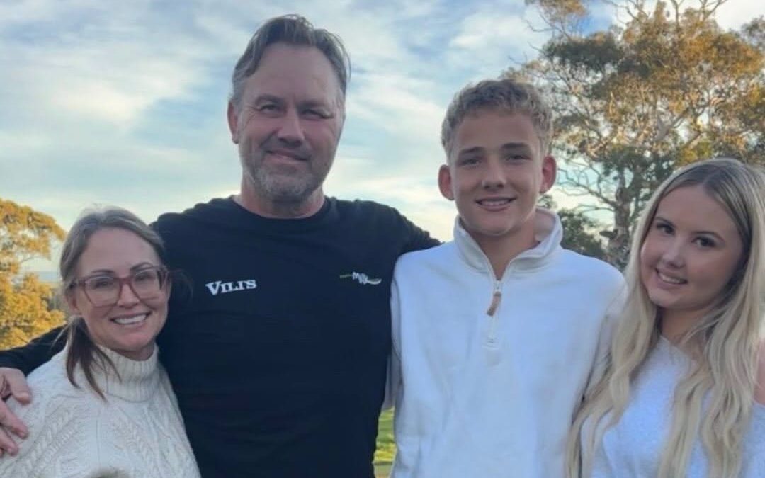 Tony Modra posts first family photo since serious Back Valley crash
